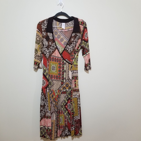 Purple Rain faux wrap dress - Picture 7 of 7